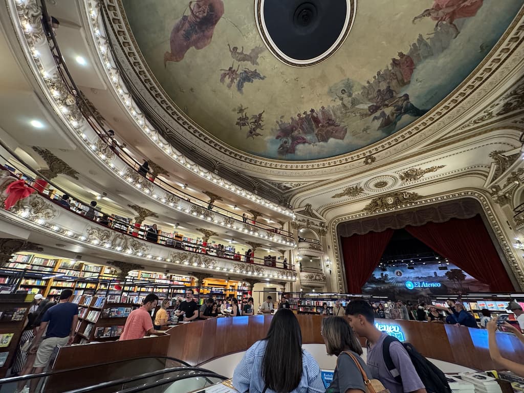 El Ateneo Grand Splendid bookstore in a converted theater