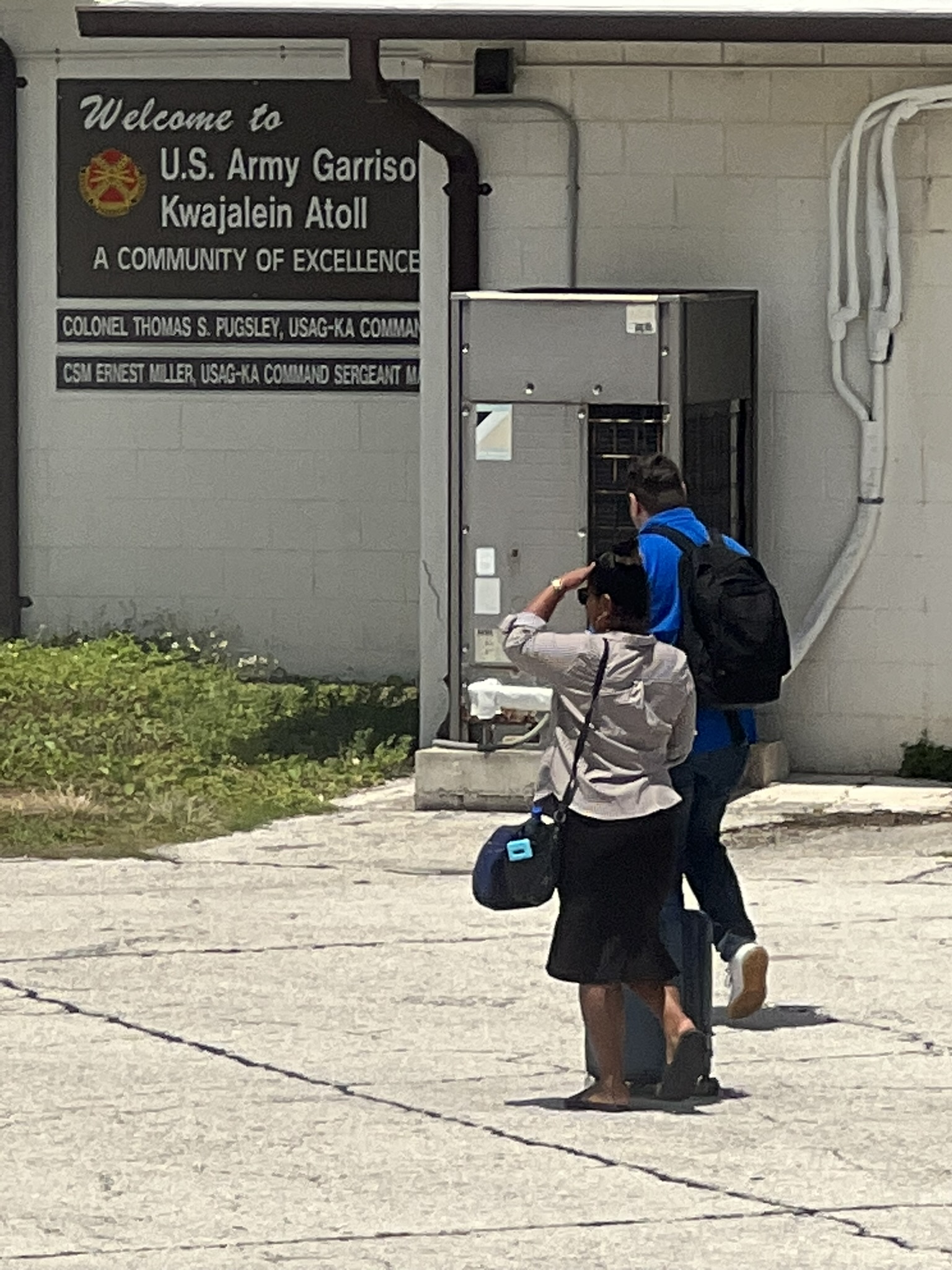 Island Hopper Stop at Kwajalein