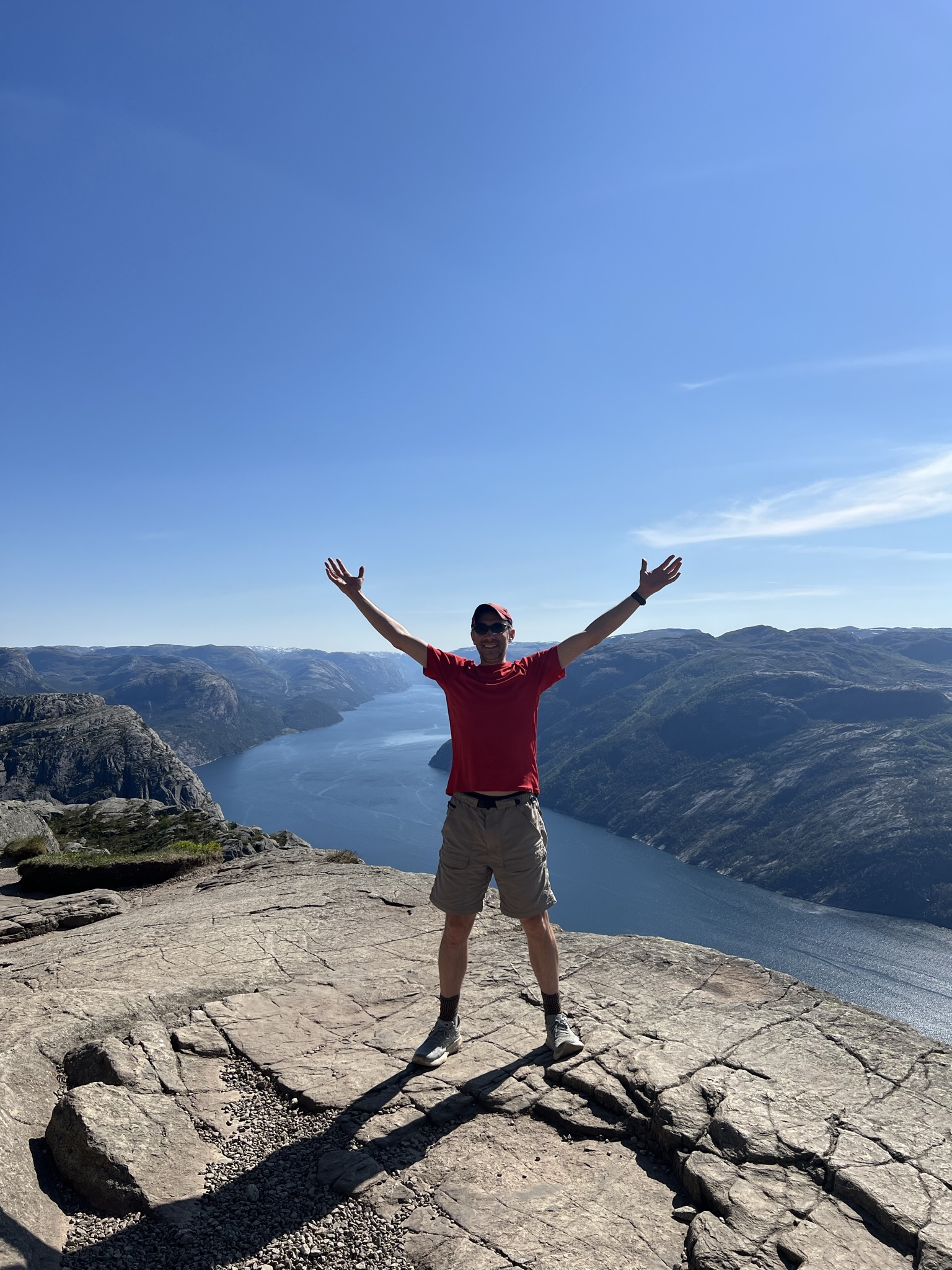 Triumphant Pulpit Rock summit